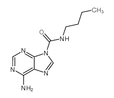 6-AMINO-N-BUTYL-9H-PURINE-9-CARBOXAMIDE结构式