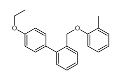 1-ethoxy-4-[2-[(2-methylphenoxy)methyl]phenyl]benzene结构式