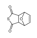 3a,4,7,7a-tetrahydro-4,7-epoxybenzo[c]thiophene-1,3-dione结构式