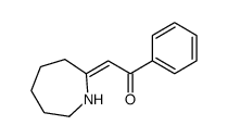 2-(azepan-2-ylidene)-1-phenylethanone结构式