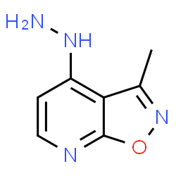 Isoxazolo[5,4-b]pyridine, 4-hydrazino-3-methyl- (9CI) Structure