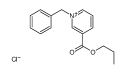 propyl 1-benzylpyridin-1-ium-3-carboxylate,chloride Structure