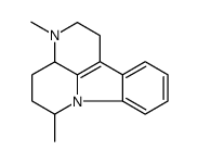 1H-Indolo(3,2,1-de)(1,5)naphthyridine,2,3,3a,4,5,6-hexahydro-3,6-dimethyl结构式