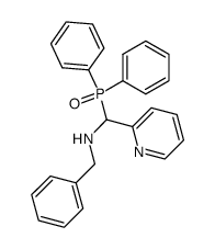 1-(N-benzylamino)-1-(2-pyridyl)methyldiphenylphosphine oxide Structure