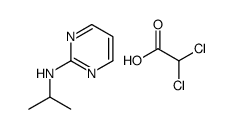 2,2-dichloroacetic acid,N-propan-2-ylpyrimidin-2-amine Structure