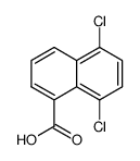 5,8-dichloro-1-naphthoic acid结构式