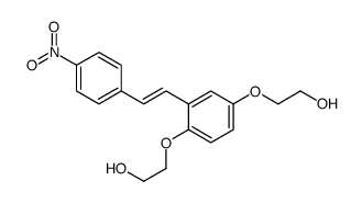 2-[4-(2-hydroxyethoxy)-3-[2-(4-nitrophenyl)ethenyl]phenoxy]ethanol Structure