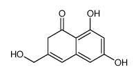 6,8-dihydroxy-3-(hydroxymethyl)-2H-naphthalen-1-one结构式