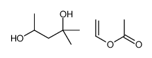 ethenyl acetate,2-methylpentane-2,4-diol Structure