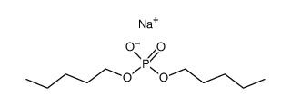 sodium dipentyl phosphate结构式