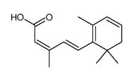 9-cis-Dehydro-β-ionyliden-essigsaeure结构式