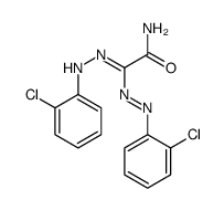 2-[(2-chlorophenyl)diazenyl]-2-[(2-chlorophenyl)hydrazinylidene]acetamide结构式