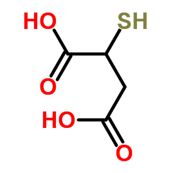 Thiomalic acid Structure