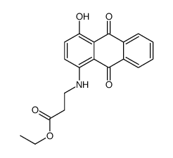 ethyl N-(9,10-dihydro-4-hydroxy-9,10-dioxo-1-anthryl)-beta-alaninate picture