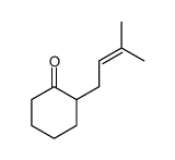 2-(3-methylbut-2-enyl)cyclohexan-1-one结构式