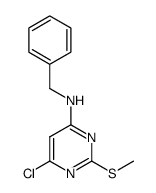 benzyl-(6-chloro-2-methylsulfanylpyrimidin-4-yl)amine结构式