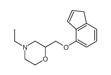 4-ethyl-2-(1H-inden-4-yloxymethyl)morpholine Structure