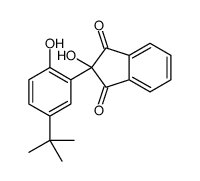 2-hydroxy-2-(2-hydroxy-5-tert-butyl-phenyl)indene-1,3-dione结构式