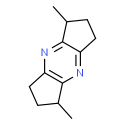 1,5-dimethyl-2,3,6,7-tetrahydro-1H,5H-biscyclopentapyrazine结构式