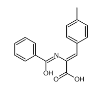 2-benzamido-3-(4-methylphenyl)prop-2-enoic acid Structure