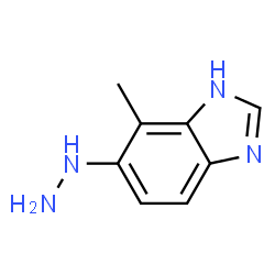 1H-Benzimidazole,5-hydrazino-4-methyl- (9CI) structure