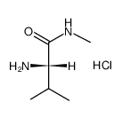 (+)-(S)-valine N-methylamide hydrochloride结构式