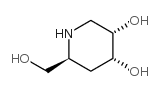 3,4-Piperidinediol,6-(hydroxymethyl)-,(3S,4R,6S)-(9CI) structure