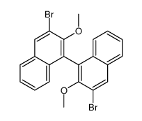 (R)-3,3'-Dibromo-2,2'-dimethoxy-1,1'-binaphthyl structure