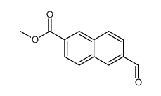 6-甲酰萘-2-羧酸甲酯结构式