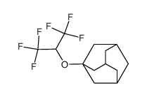 1-((1,1,1,3,3,3-hexafluoropropan-2-yl)oxy)adamantane Structure