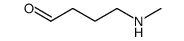 4-methylamino-butyraldehyde Structure