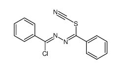 1-chloro-1,4-diphenyl-4-thiocyanato-2,3-diazabutadiene结构式
