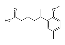 BENZENEPENTANOIC ACID, 2-METHOXY-D,5-DIMETHYL structure