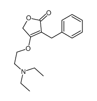 4-benzyl-3-[2-(diethylamino)ethoxy]-2H-furan-5-one Structure