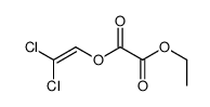 2-O-(2,2-dichloroethenyl) 1-O-ethyl oxalate结构式