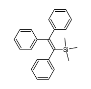 1-trimethylsilyl-1,2,2-triphenyl ethene Structure