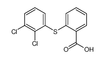 2-(2,3-Dichlorophenylthio)benzoic Acid Structure