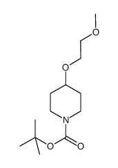 tert-butyl 4-(2-methoxyethoxy)piperidin-1-carboxylate Structure