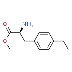 Alanine, 3-(p-ethylphenyl)-, methyl ester, L- (8CI)结构式