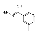 5-methylpyridine-3-carbohydrazide结构式
