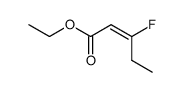 Ethyl trans-3-Fluoro-2-pentenoate结构式