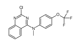 2-chloro-N-methyl-N-[4-(trifluoromethoxy)phenyl]quinazolin-4-amine Structure