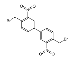 1-(bromomethyl)-4-[4-(bromomethyl)-3-nitrophenyl]-2-nitrobenzene结构式