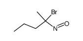 2-bromo-2-nitrosopentane Structure