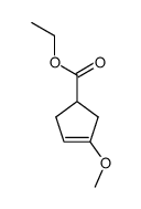 ethyl 3-methoxy-3-cyclopentenecarboxylate Structure