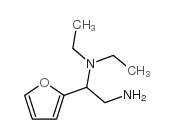 N-[2-amino-1-(2-furyl)ethyl]-N,N-diethylamine structure
