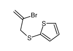 2-(2-bromoprop-2-enylsulfanyl)thiophene Structure