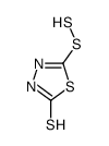 5-(disulfanyl)-3H-1,3,4-thiadiazole-2-thione Structure