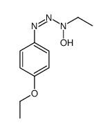 N-[(4-ethoxyphenyl)diazenyl]-N-ethylhydroxylamine结构式