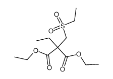 ethanesulfonylmethyl-ethyl-malonic acid diethyl ester结构式